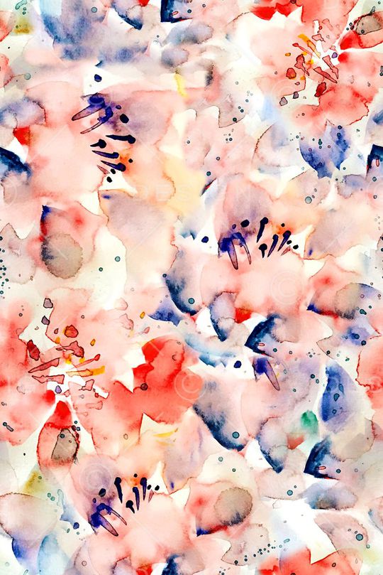 抽象手绘印花华亿平台图片