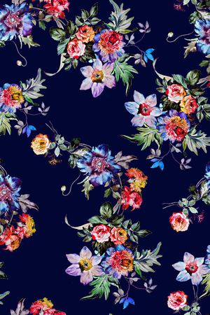 黑底印花华亿平台图片