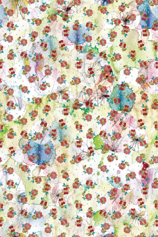 可爱卡通印花华亿平台图片