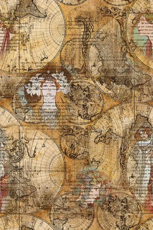 复古印花华亿平台图片