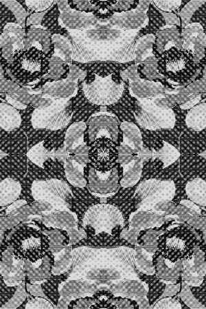 黑白印花华亿平台图片