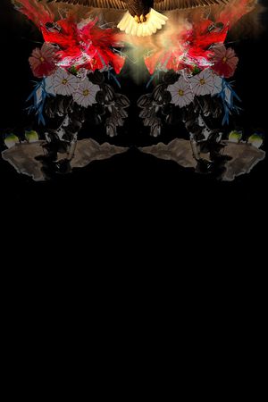 白头鹰印花华亿平台图片