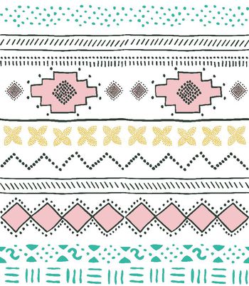 433963-手绘土著部落几何图案