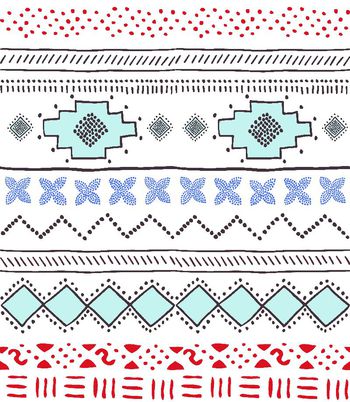 433964-手绘土著部落几何图案