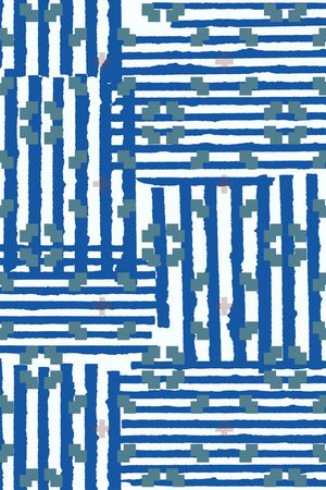 条纹印花华亿平台图片