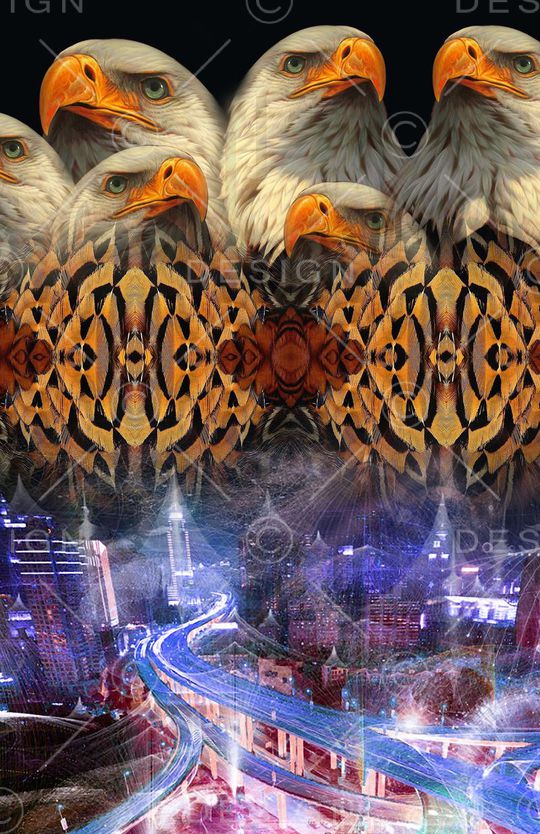 城市梦幻印花华亿平台图片