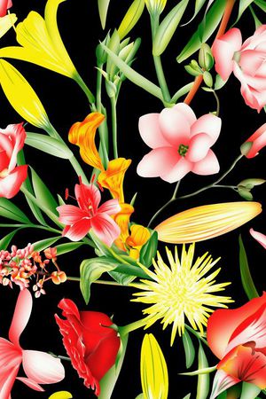 抽象印花华亿平台图片