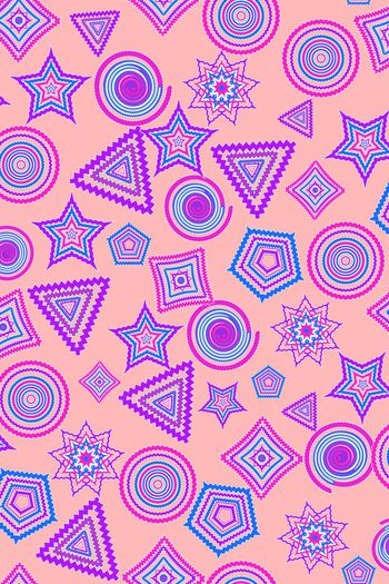 434033-Z 形图案，波点变形，波希米亚原创