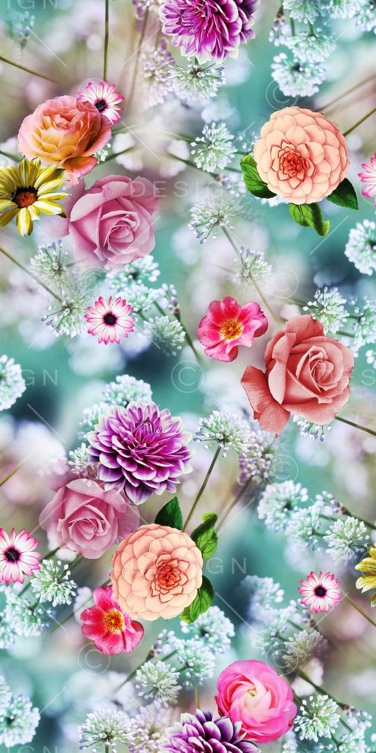 清爽清新风印花华亿平台图片