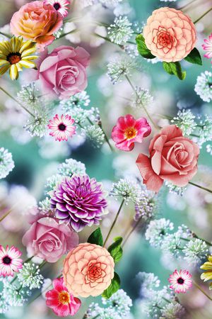 清爽清新风印花华亿平台图片