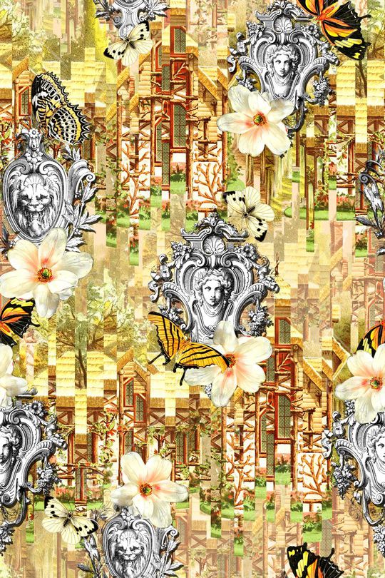 欧式印花华亿平台图片