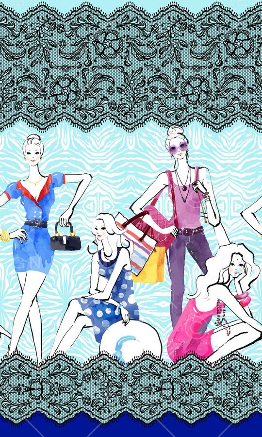 大气定位印花华亿平台图片