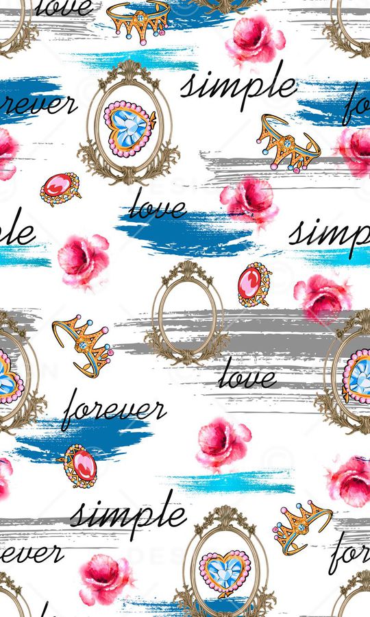 大牌笔触花卉印花华亿平台图片