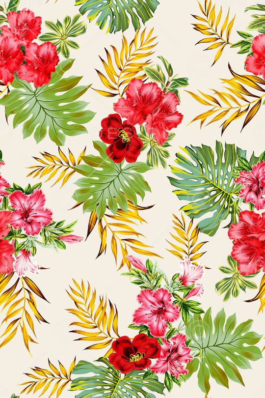 植物印花华亿平台图片