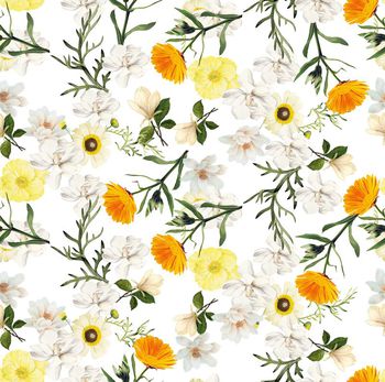 434280-复古简约时尚大花花卉数码印花