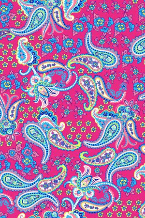 民族腰果花印花华亿平台图片