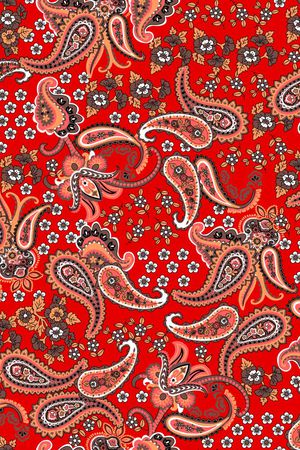 民族腰果花印花华亿平台图片