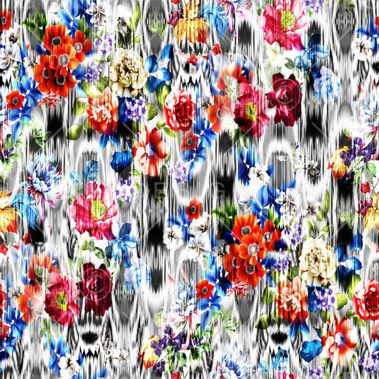 欧式时尚风格印花华亿平台图片