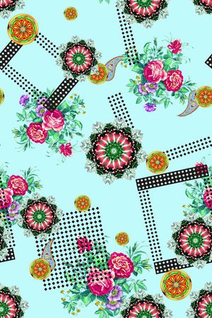 大的牌印花华亿平台图片