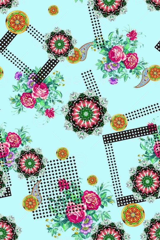 大的牌印花华亿平台图片