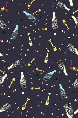 酒瓶印花华亿平台图片