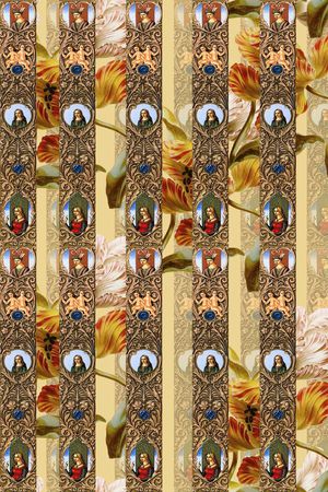 欧式古典印花华亿平台图片