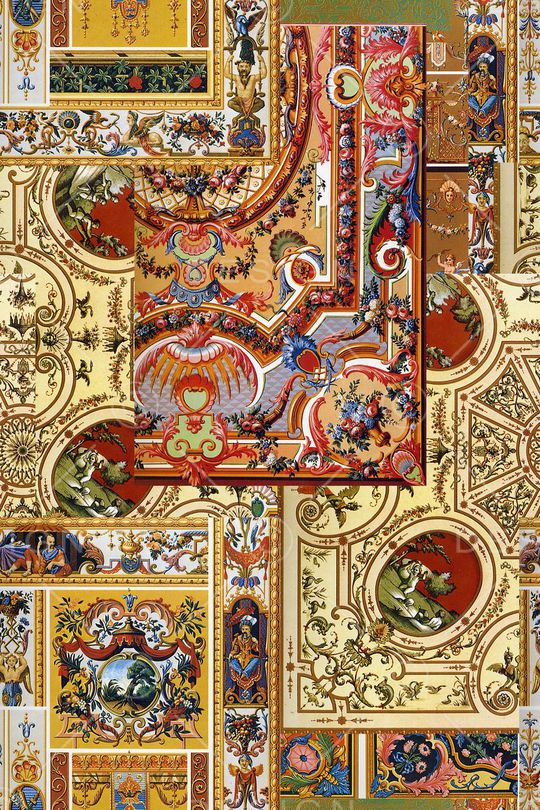 欧式宫廷印花华亿平台图片