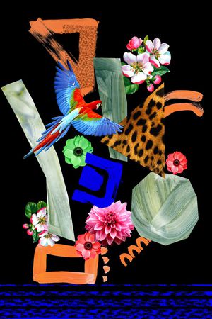 豹纹印花华亿平台图片