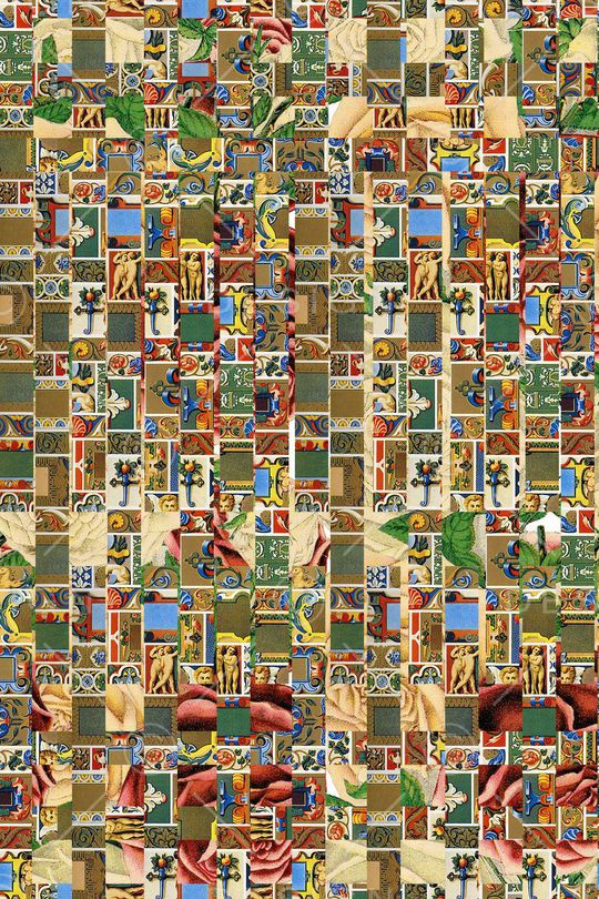 方块拼图印花华亿平台图片