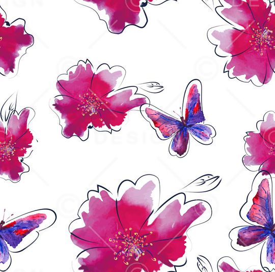 手绘印花华亿平台图片