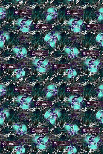 观叶植被印花华亿平台图片