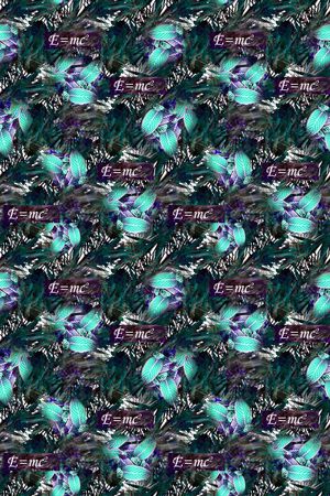 观叶植被印花华亿平台图片