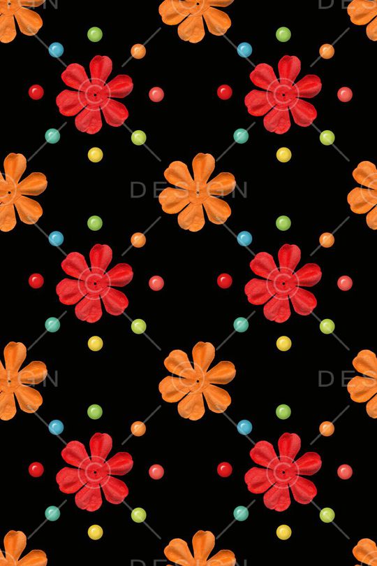 简约清新印花华亿平台图片