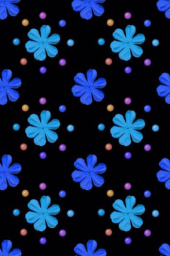 435204-简约清新分格时尚宝石小花二.