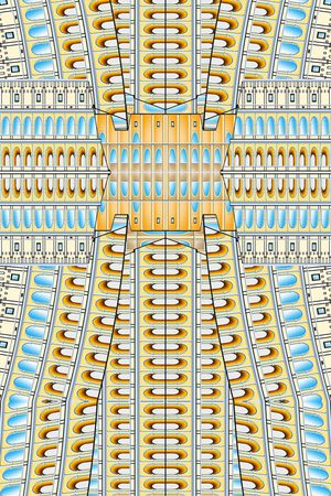 几何印花华亿平台图片