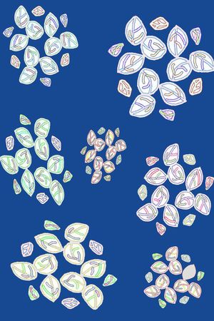 手绘涂鸦图案印花华亿平台图片