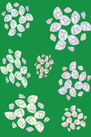 手绘涂鸦图案印花华亿平台图片