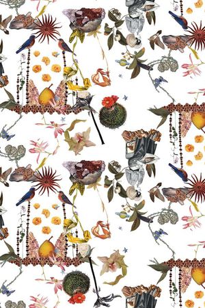 复古时尚印花华亿平台图片