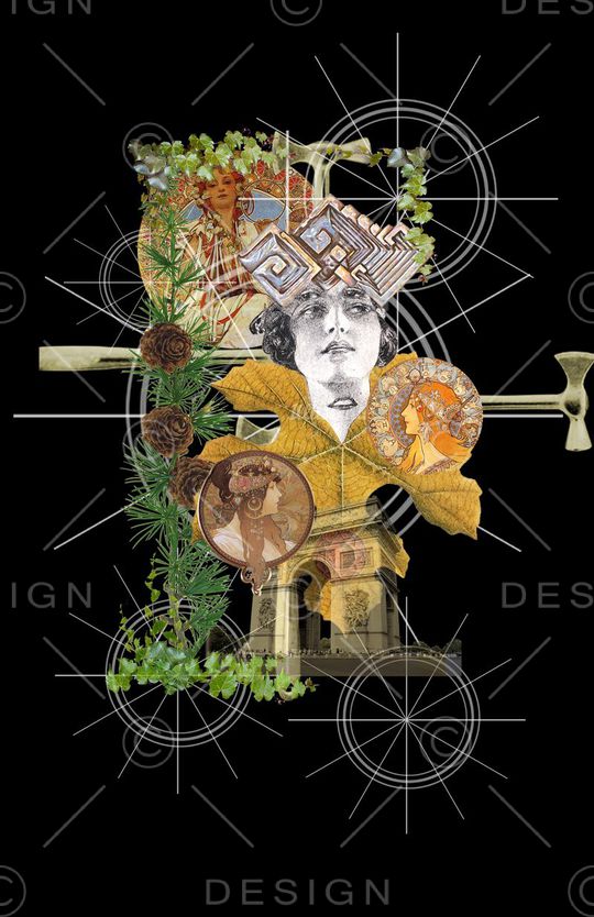 复古时尚印花华亿平台图片