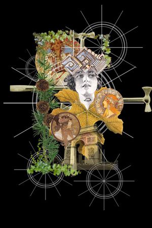 复古时尚印花华亿平台图片