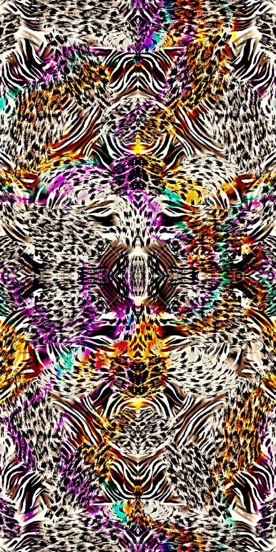 豹纹印花华亿平台图片