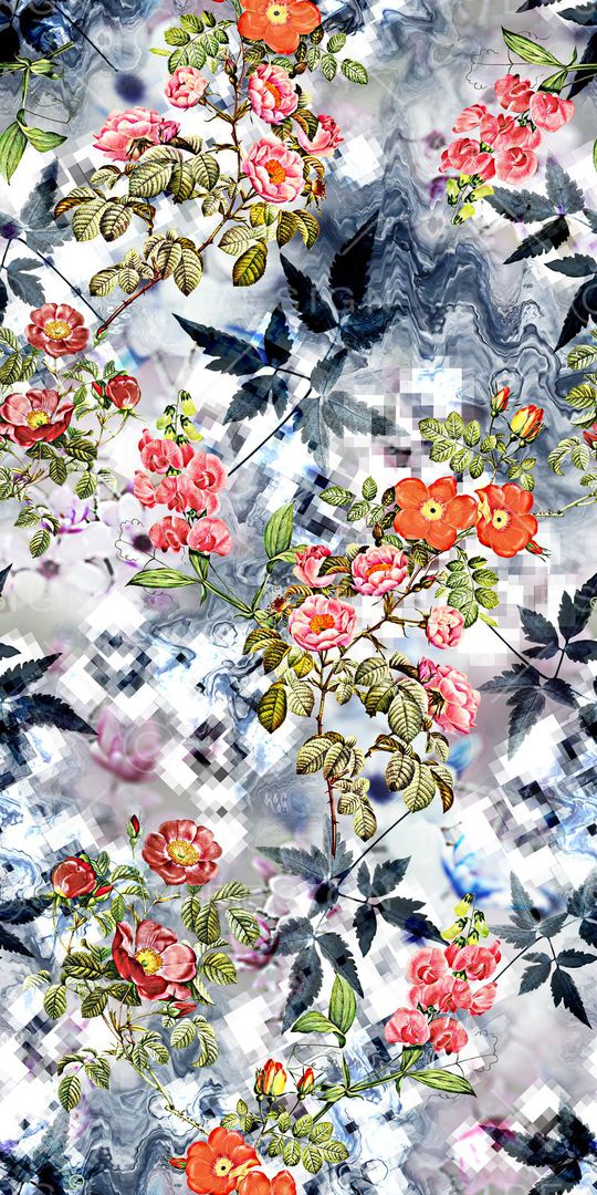 抽象印花华亿平台图片