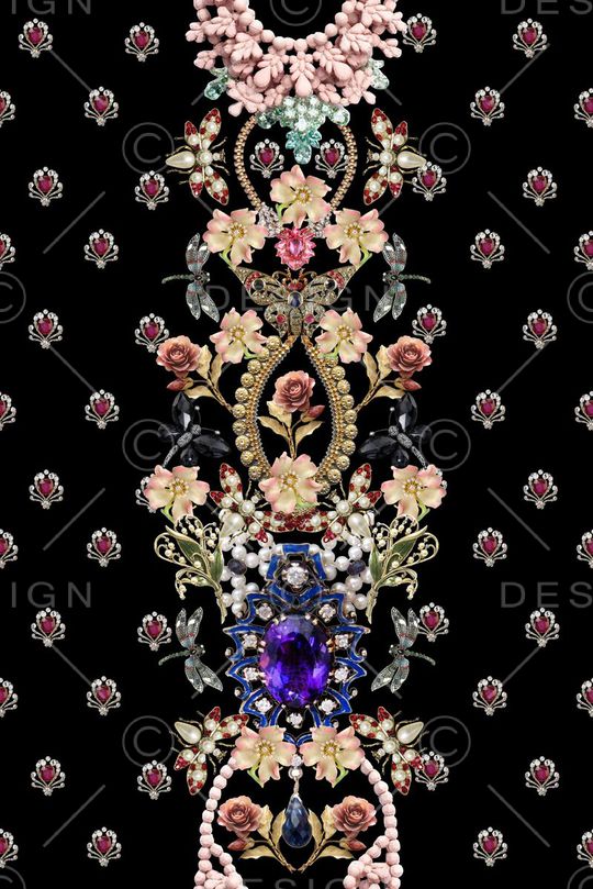 珠宝华亿平台印花华亿平台图片