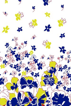 大小碎花印花华亿平台图片