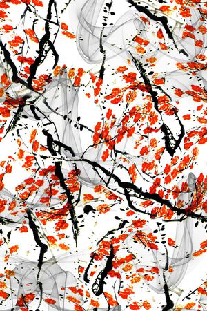 中国风印花华亿平台图片