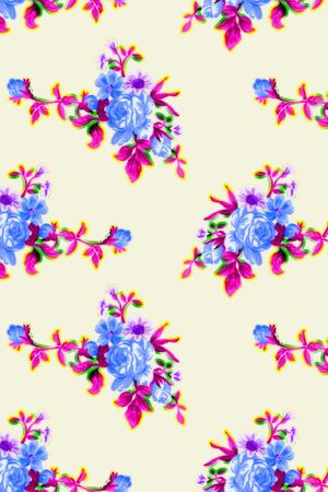 复古印花华亿平台图片