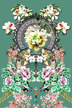 时尚印花华亿平台图片