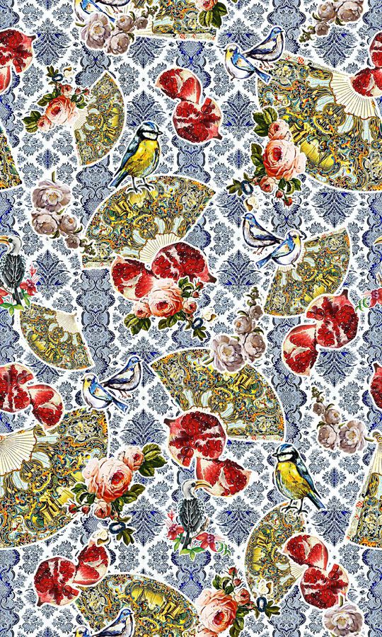 欧式印花华亿平台图片