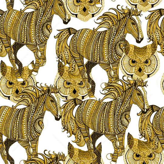 彩色素描印花华亿平台图片