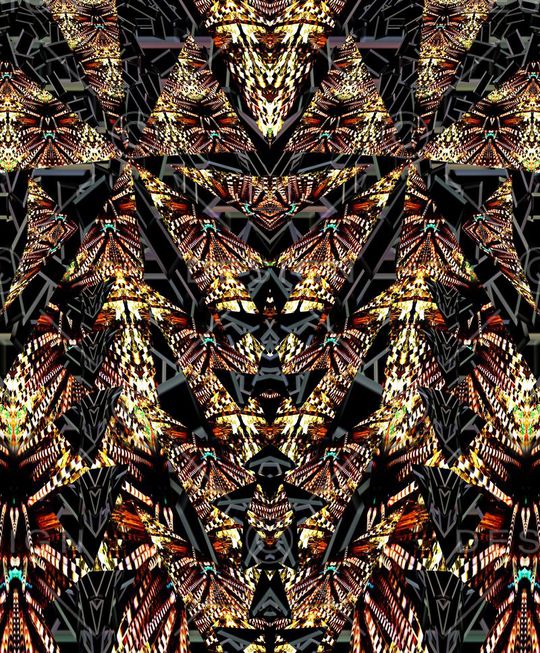 抽象印花华亿平台图片